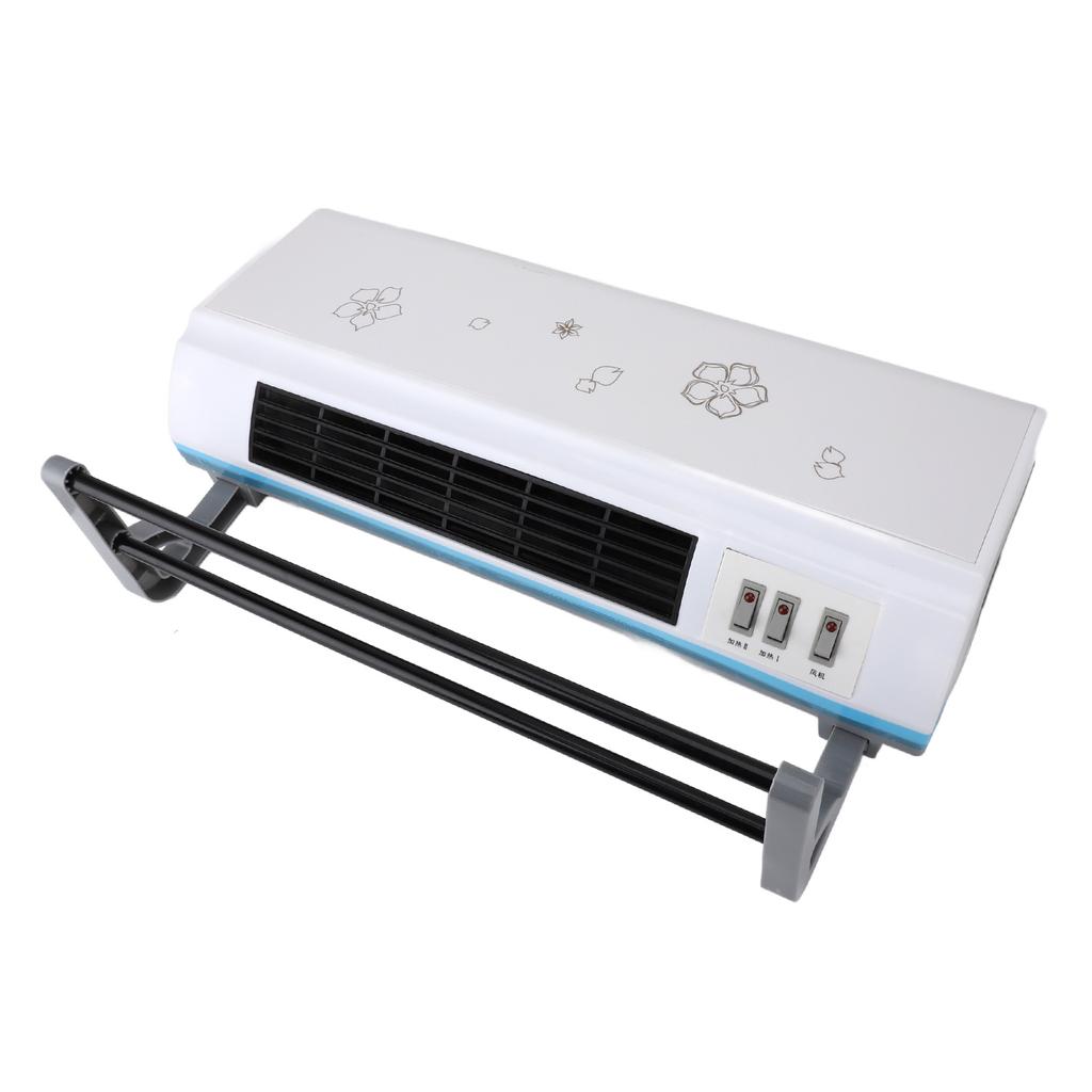 Electric Wall Heater PTC Ceramic Waterproof Wall Mounted Space Heater Warm and Nature Wind for