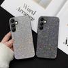 Luxury Glitter Grid Pattern Fashion TPU Phone Case For Samsung Galaxy S25 S24 S23 S22 Plus FE Ultra S25Edge Back Cover