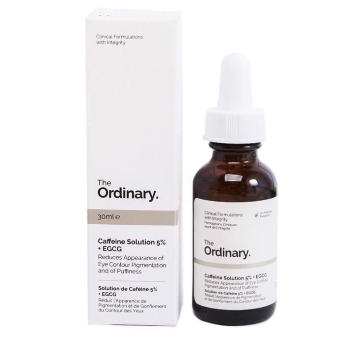 La solution ordinaire de caféine 5% + EGCG - 30 ml
