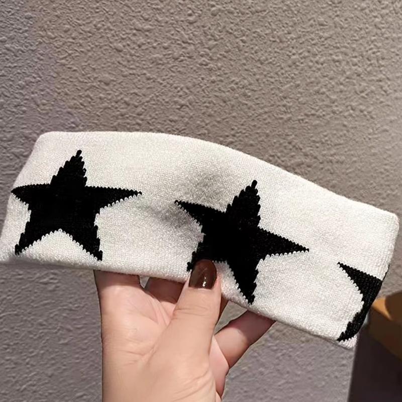 Женская черная нескользящая вышитая спортивная повязка на голову, мягкая и дышащая, аксессуар для волос для бега, велоспорта, йоги белый