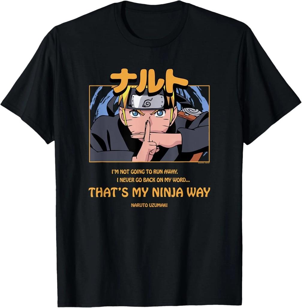 Naruto Shippuden Closed Caption Ninja Way Anime T-Shirt