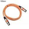 Audio Cable Shielded Anti-interference 100/180cm 3Pin XLR Male to Female Microphone AUX Cord for Mixer