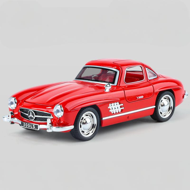 1:32 Mercedes Benz 300SL Classic Sports Racing Car Diecast Model Car Alloy Outdoor Collections Ornaments Decorations Hobbies Boy