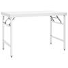 Foldable Kitchen Work Table 120x60x80 Cm Stainless Steel