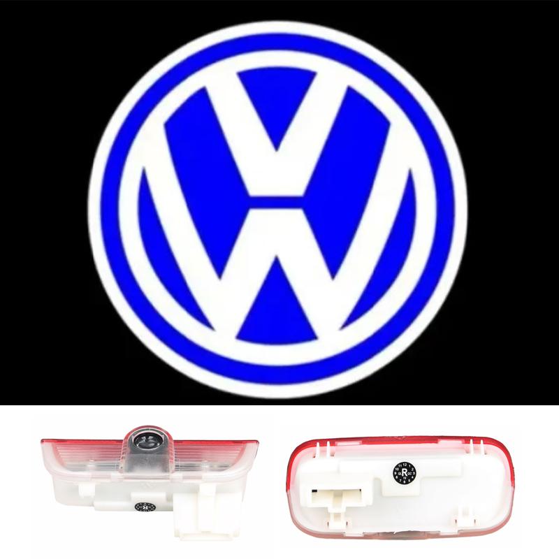 2 stuks Auto Deur Welkom Verlichting LED Lamp voor VOLKSWAGEN VW R LINE Rline Golf Tiguan CC Touareg Jetta Passat T-ROC Sharan Touran Bu2 wzpc7