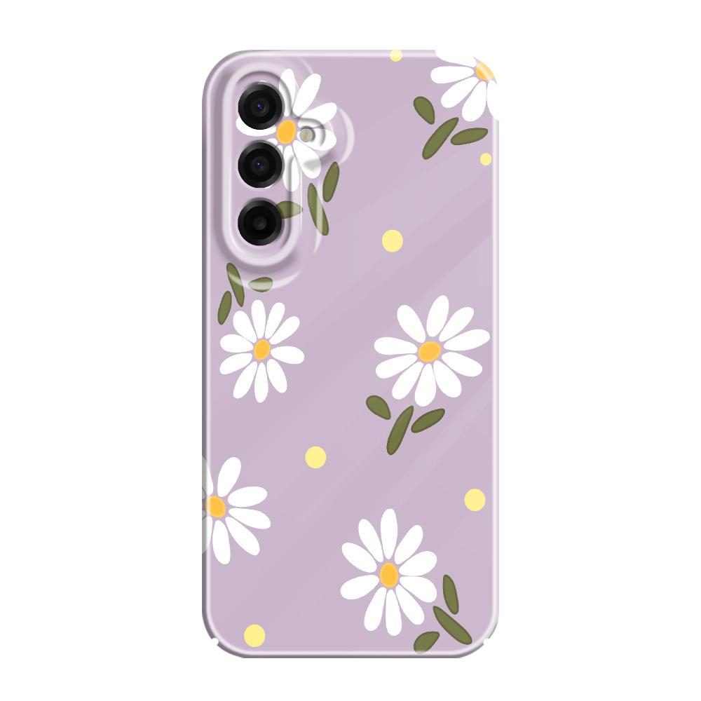 Falling Daisies Phone Case For Samsung Galaxy A57 A37 A17 A56 A36 A26 A16 A06 A55 A35 A25 A15 A05 4G 5G Film Hard Cover
