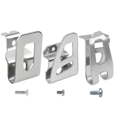 2er-Pack Ersatz-Gürtelclip-Haken, Edelstahl-Gürtelclip-Bohrhaken-Werkzeug, Hammerbohrerteile