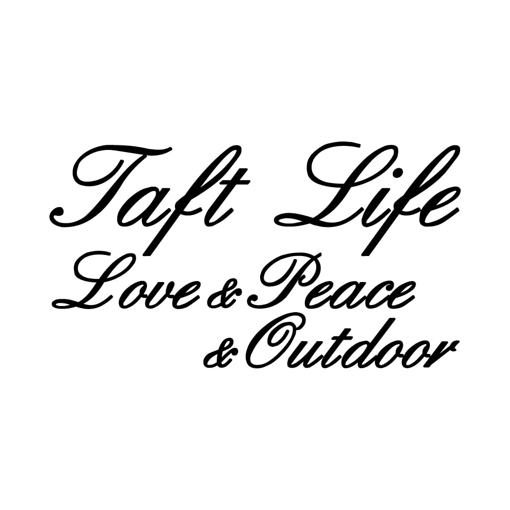 

[KAIMIRU STORE] Taft Daihatsu Cursive Mini Car Light Van Emblem Cut Letter Sticker (k-497 Taft Black) чёрный