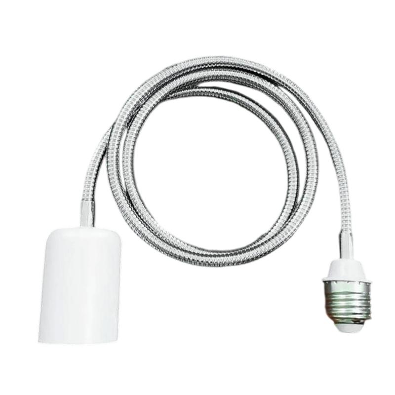 Ceramic E27 Lamp Holder Heat Resistant Extension Socket 360Degree Rotation For LED Bulbs 400W Bathroom Ceiling Light Fix