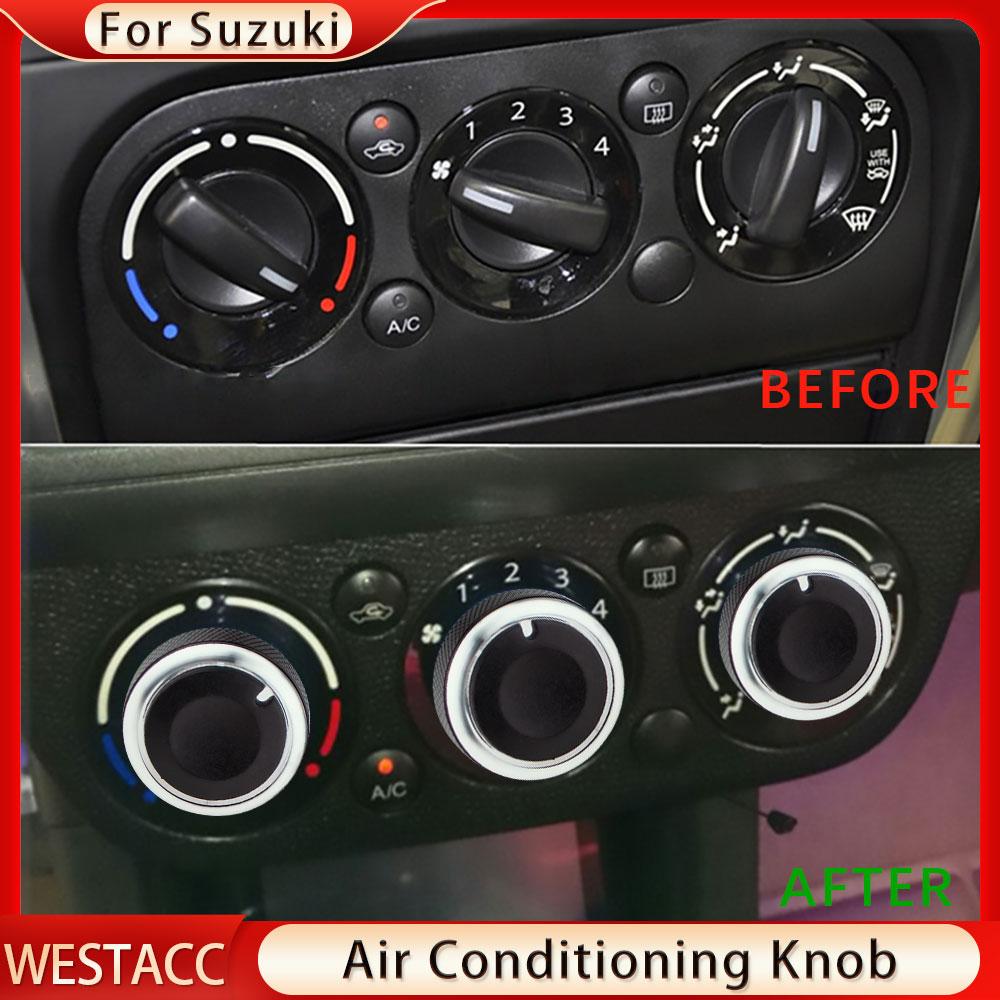 3Pcs/set AC Knob Car Air Conditioning Knob for Suzuki Swift Ciaz Splash Mazda VX-1 ERTIGA 2017 Proton Interior