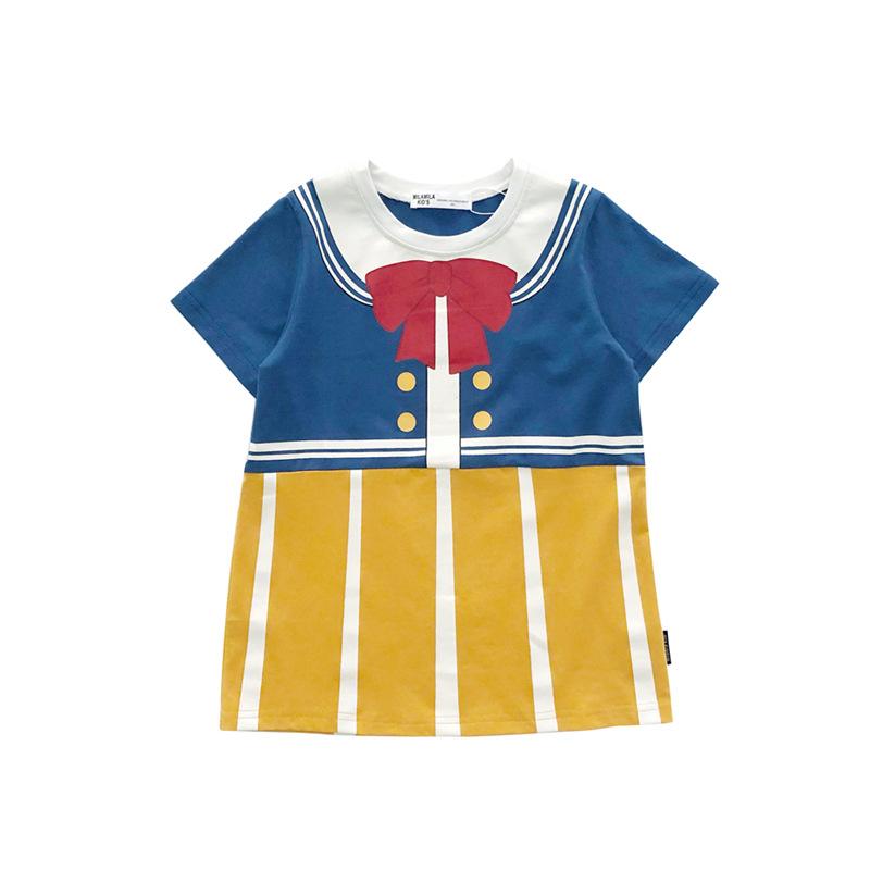 Girls Summer Short Sleeve Dress Princess for Toddlers