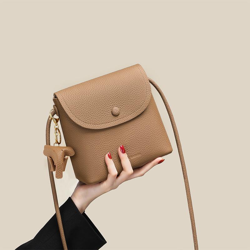 Сумка Женская 2025 Новая Женская Сумка Через Плечо Сумка-Ведро Маленькая Сумка На Плечо Универсальная Премиум Сумка для Телефона