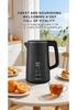 European Standard 2200W Electric Kettle, 1.7L Capacity, Touch Screen, 304 Stainless Steel, Rapid Heating.