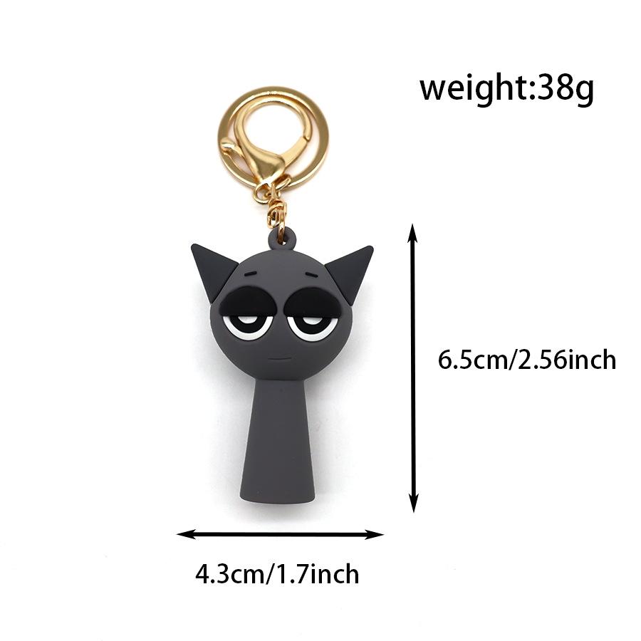 Brelok Rhythm Box Sprunki Ręcznie robiony Wisiorek Lalka Model Peryferyjny do Gry Brelok Wisząca Biżuteria Rhythm Box Ręcznie robiony