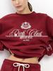 Women's Trendy Casual Loose Fit Round Neck Print Pullover Hoodie - American Style Autumn & Winter Fashion