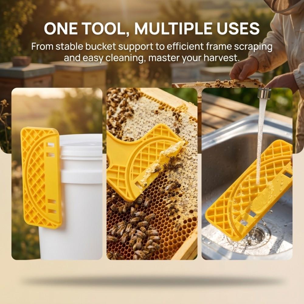 Durable Honey Uncapping Tool ABS Uncapping Tank Holder Hive Scraper Tool  Hive Frames Cleaning