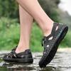 38-48 Summer Men's Plus Size Lightweight and Fashionable Casual Leather Sandals Breathable Beach Shoes