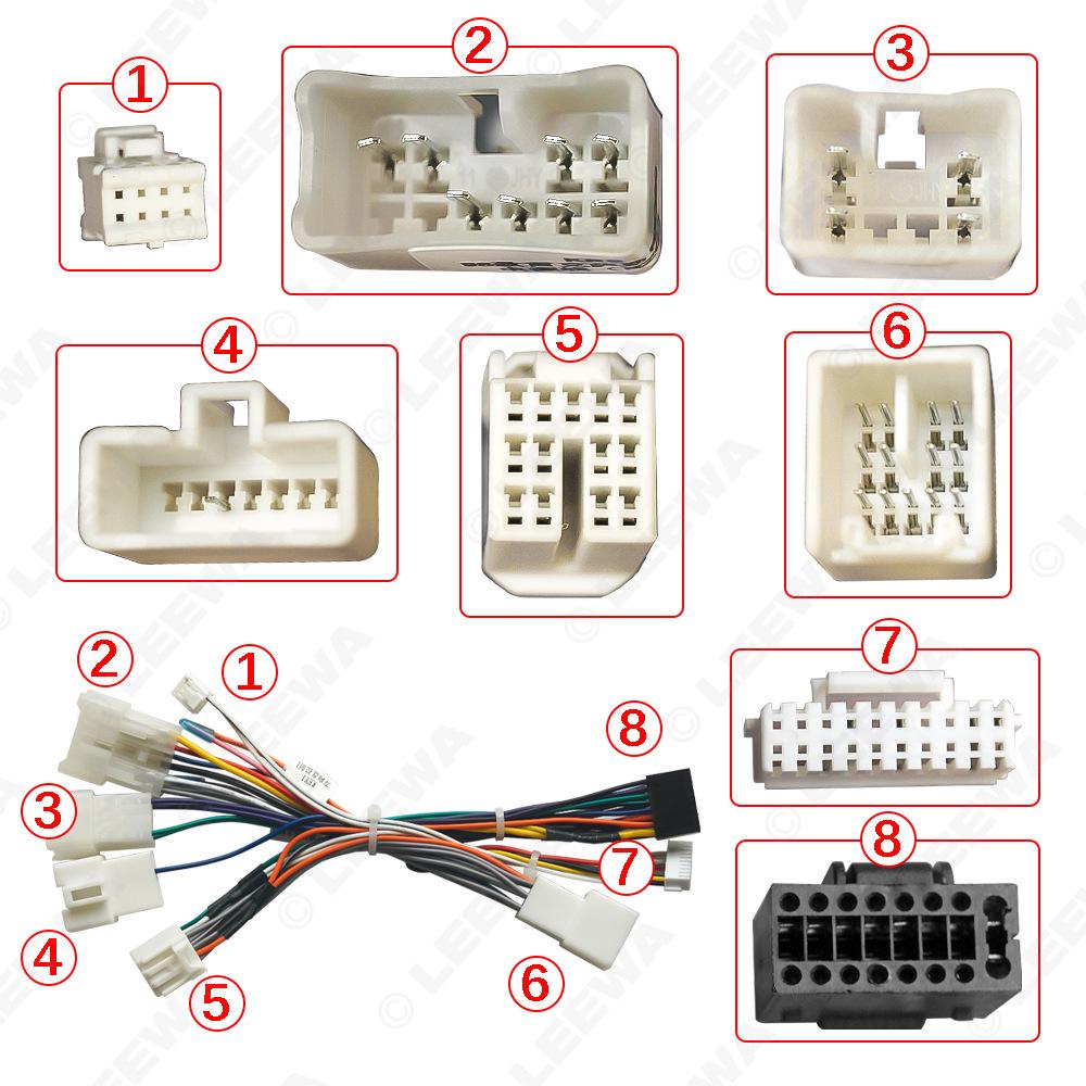 98-03 Lexus RX300/Harrier Android Navigation Screen Power Cord Protocol Box