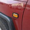 For Toyota FJ Cruiser 2007- Stainless steel Black Car Turn Signal Protection Cover Trim Sticker Car