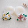 DIY Handmade Soap Gypsum Resin Molds 3D Gardenia Plumeria Flower Silicone Candle Mold Chocolate Cake Baking Tool Wedding Gifts