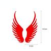 2Pair Safety Warning  Reflective Car Sticker Angel Wings Reflective Warning Sign Funny Bike Decal Sticker Motorbike Reflective Sticker