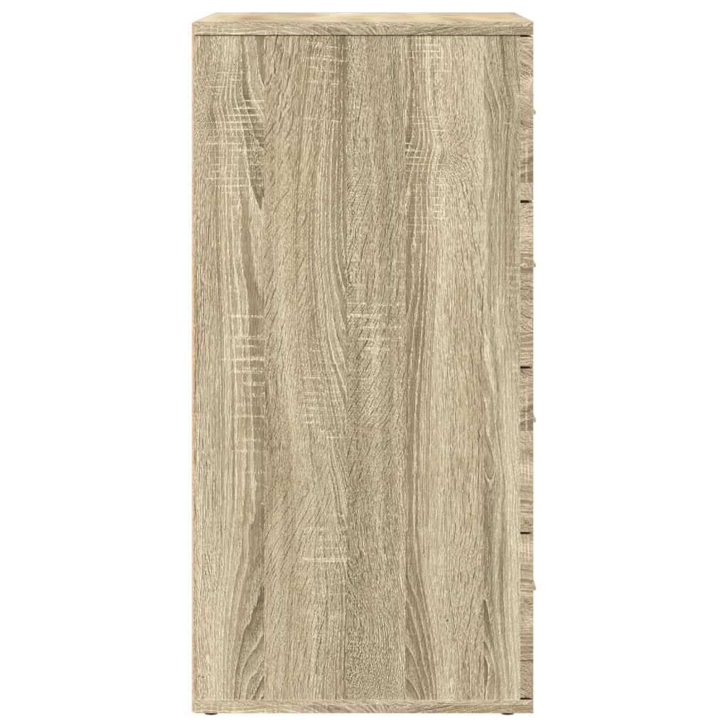 Vidaxl Komoda, Dąb Sonoma, 60X39X80 Cm, Materiał Drewnopochodny