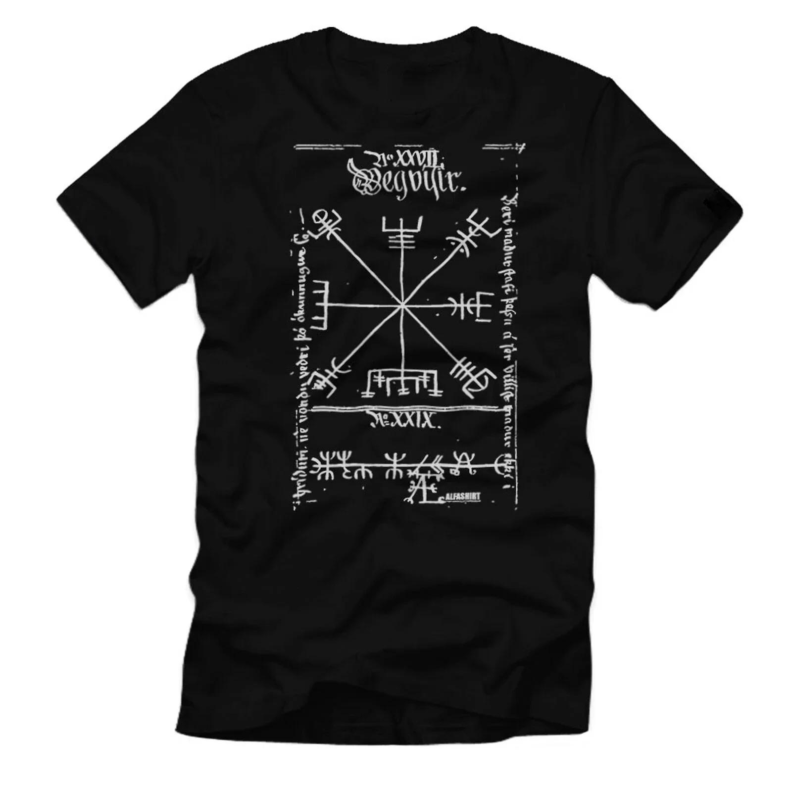 Compass Vegvisir Rune Tribute Mercy Unisexuscript TShirt 100 Cotton ONeck Summer Short Sleeve Casual Unisexs Tshirt S