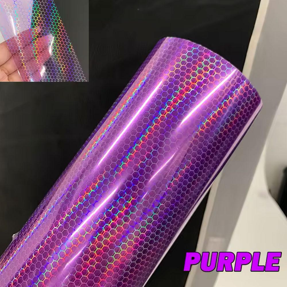 Car Sticker Headlight Lamp Film Auto Laser Honeycomb Taillight Lamp rhombus protective film Waterproof  Self-Adhesive Stickers