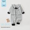 Rocking Horse Baby Jumpsuit: Long Sleeve Newborn Bodysuit for Spring/Autumn