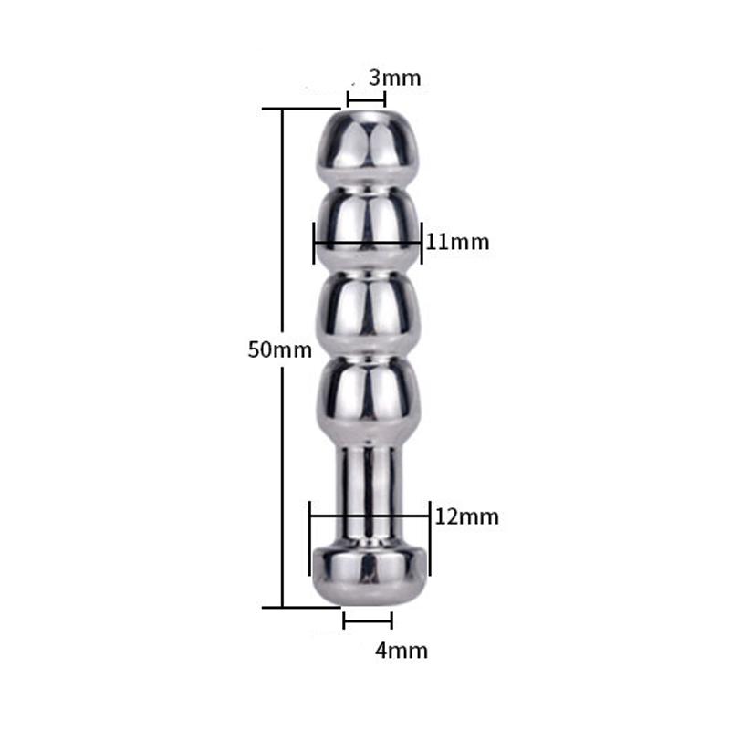 Harnröhrendilatation aus Metall, Edelstahlstab, männlicher Masturbator, Harnröhren-Keuschheitssklave, klingender Penisplug, Sexspielzeug