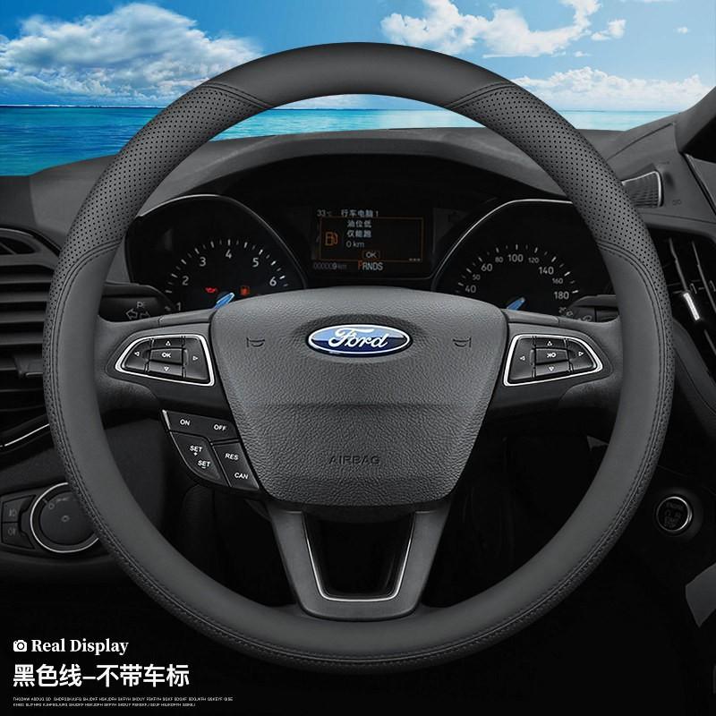 Uniwersalna Pokrowiec Kierownicy Ford Focus Escape Edge Fusion Ecosport Explorer Mondeo Ze Skórą Nappa Styl Sportowy