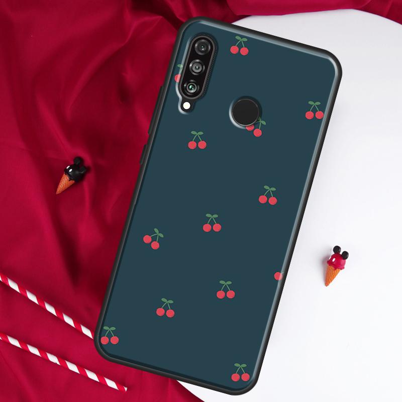 Kirschfrucht Süße Collage Für Huawei Nova 8i 7i 11i 12i 12s 9 10 SE Y90 Y60 Y70 Y72 Y61 Y91 P30 P40 Lite P60 Pro Hülle