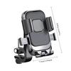 3pcs Sturdy Motorcycle and Bicycle Phone Mount with One-click Auto-lock Design, 360-degree Rotatable and Adjustable Bracket, Universal Phone Holder