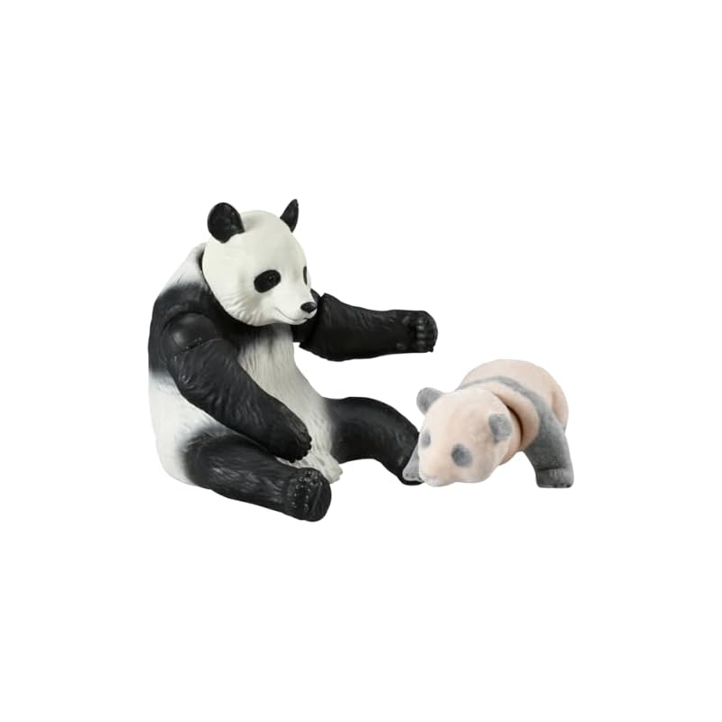 Takara Tomy Ania AL-27 Giant Panda and Child Animal Dinosaur Toy for Ages 3 and Up