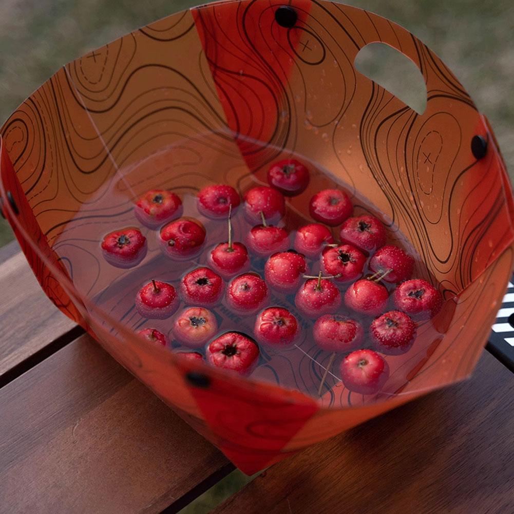 Outdoor Portable Tableware Space Saving Lightweight Folding Tableware Multi-Purpose Camping Tableware for Outdoor Picnic