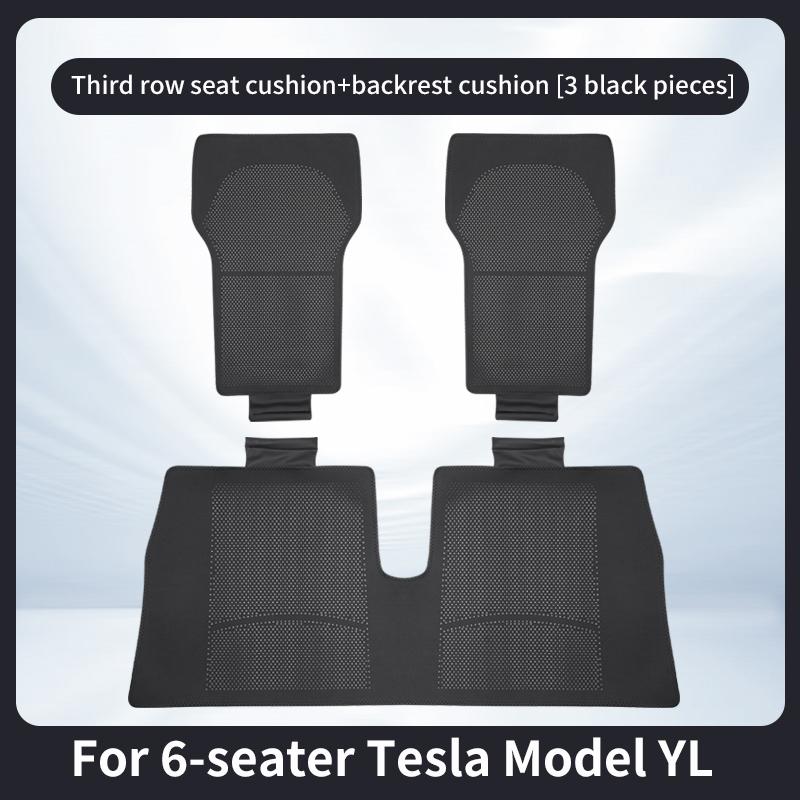 For 6-Seater Tesla Model YL Car Seat Cushion, Model Y L Front and Rear Seat Cushion, Seat Back Cushion, Seat Protection Cushion