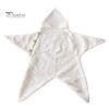 Cozy Wool Yarn Sleep Bag Star Knit Baby Sack, Christmas Newborn Swaddle with Hood, Cute Photo Outfit Soft Romper for 0-3 Months, Holiday Elastic Wrap