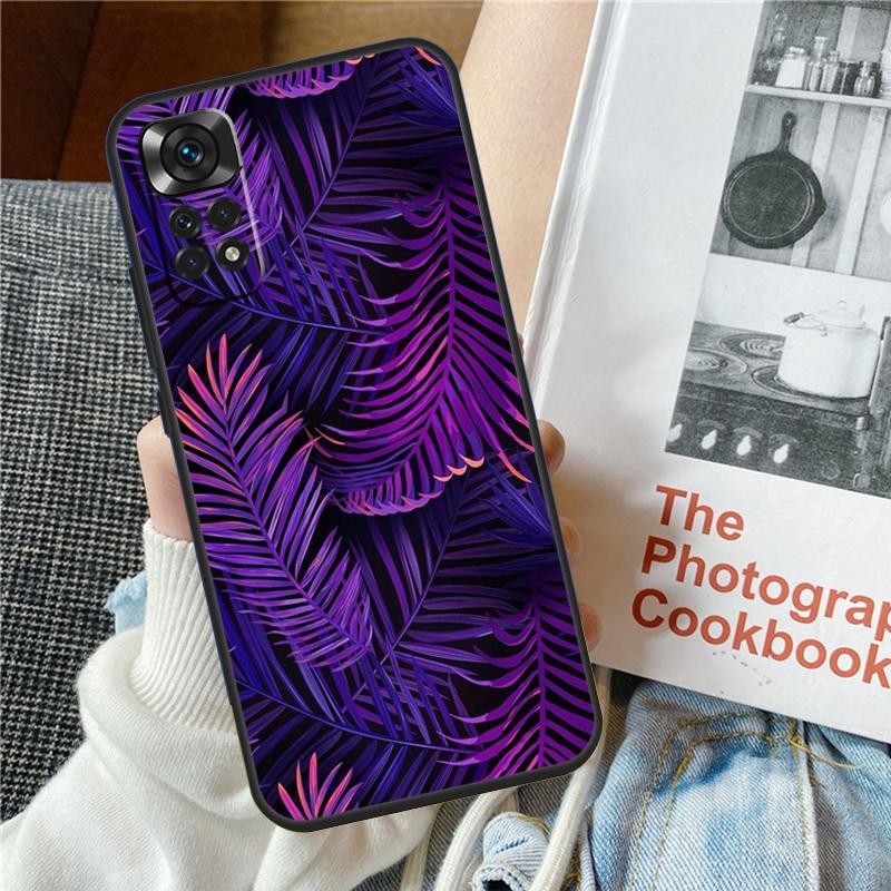 Purple Aesthetic Case For Xiaomi Redmi Note 12 10 9 11 Pro 9S 10S 11S 12S Cover For Redmi 12 9C 10C 12C 13C