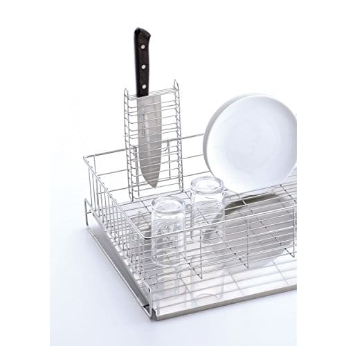 Pearl Metal Knife Holder Stainless Steel Made In Japan Drainer Basket Exclusive Made In Japan HB-1783