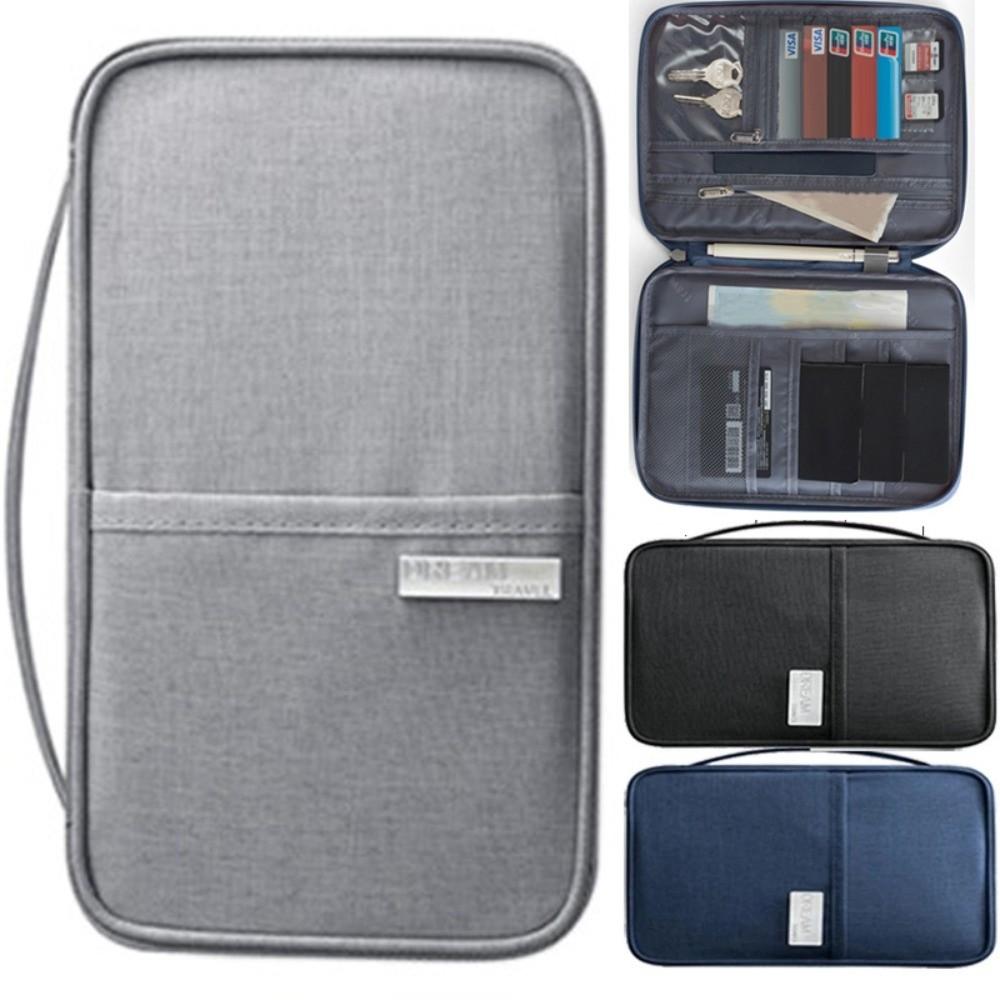 Purse Passport Bag Large Capacity Card Storage Bag Passport Cover Travel Wallet  Travel Accessories