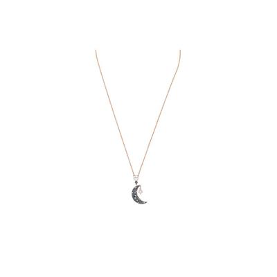 Symbolica Mystischer Mond Kristall Imitation Kristallstein Halskette Damen Halskette Dunkelverlauf 5489534