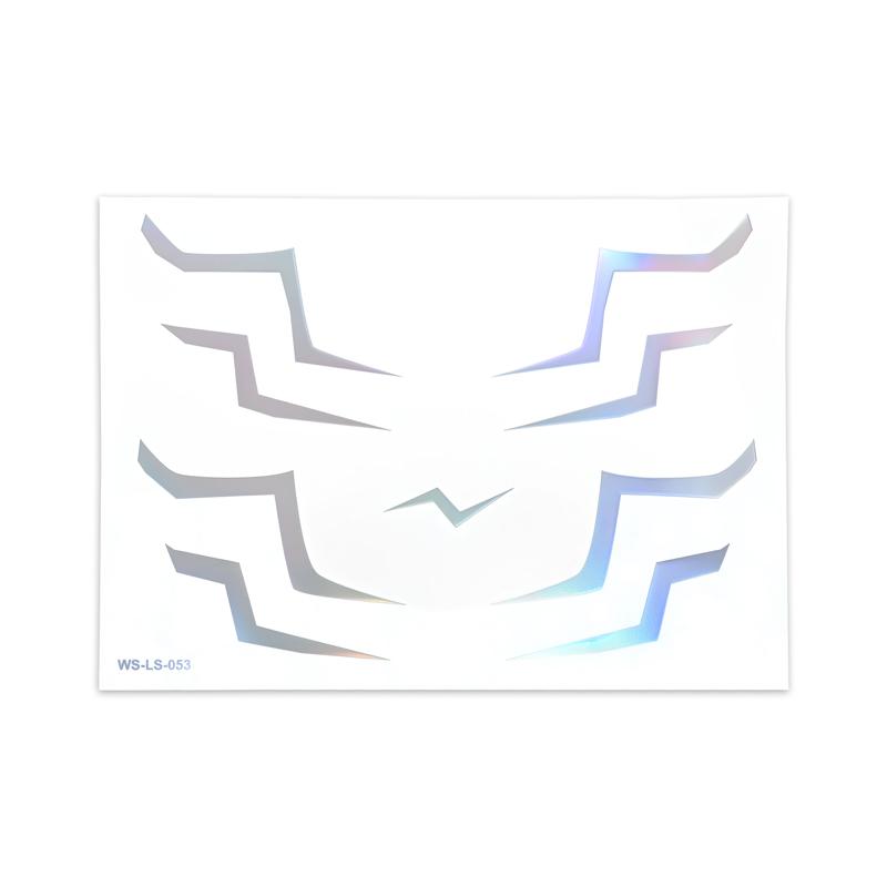 

5PCS Temporary Tattoo Set Rumi& Jinu Anime laser tattoo stickers for Cosplay party Stage performance makeup face tattoo stickers 1