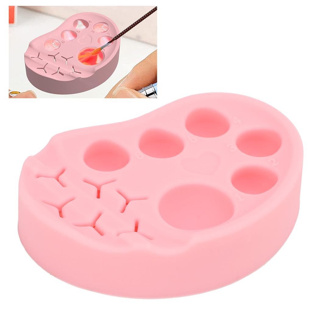 Lash Lift Brow Lamination Lotion Perming Lotion Container Multifunction Silicone Tray for Eyelash Perm Nail Polish Microblading Pigment