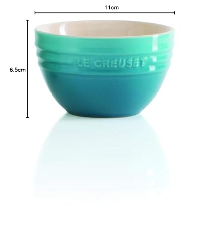 LE CREUSET Stoneware Rice Bowls, 300ml (Small), Rainbow, Heat and Cold Resistant, Microwave and Oven Safe, Pack of 5 [Official Japanese Product]