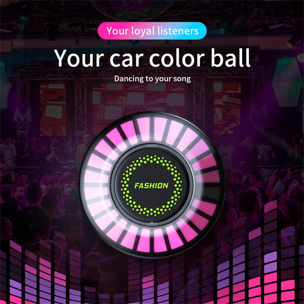 Car Aromatherapy Rhythm Light Atmosphere Light RGB Colorful Mobile APP Control