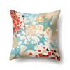 Polyester Pillowcase Peach Leather Velvet Cushion Cover Marine Life Seahorse Octopus Printed Pillow Bedside Cushion Cover