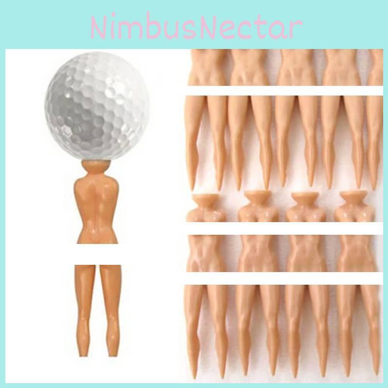 Premium Womens Golf Tees Flesh-colored Plastic Tees For Enhanced Golf Performance