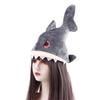 1pc Cute Funny Shark Hat Plush Toy Moving Electric Music Hat Animal Hat Creative Birthday Gift Costume Novelty Hat