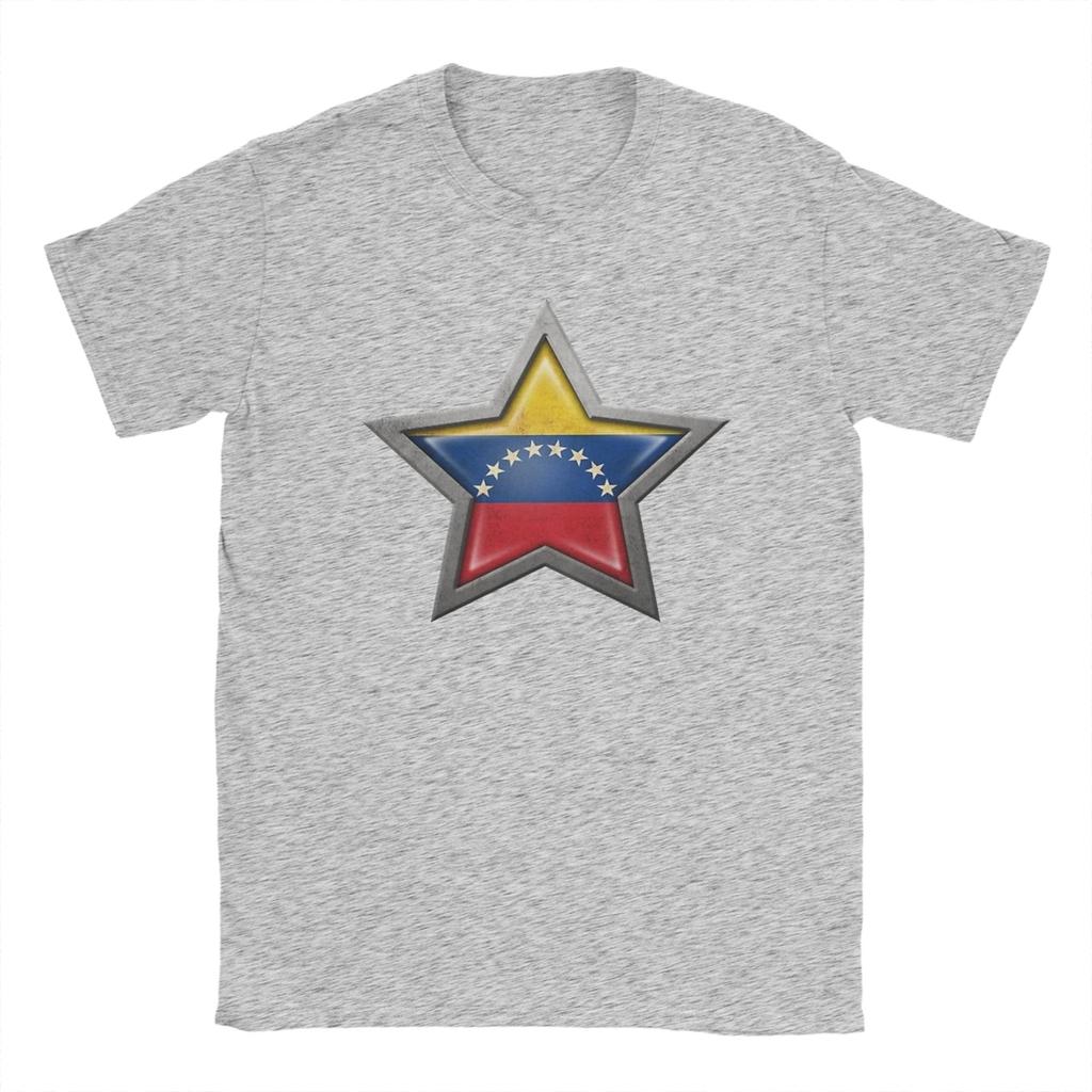 Venezuela Flag Venezuelan Unisex T Shirts Novelty Tees Short Sleeve Round Neck TShirts 100 Cotton Graphic Tops