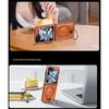 Premium Leather Magnetic Fold Phone Case for Samsung Galaxy Z Flip 7 FE 6 5 4 3 Anti-Drop Fine Metal Ring Bracket Protect Cover